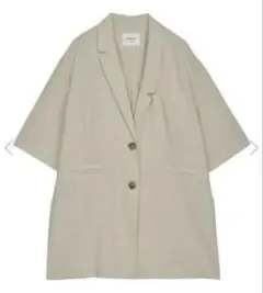 ameri アメリ　LIGHT HALF SLEEVE SHIRT JACKET