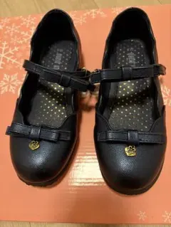 メゾピアノ　フォーマルパンプス　20cm ネイビー