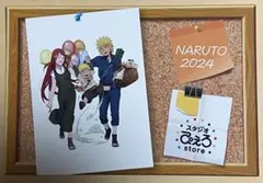 NARUTO 엽서 스튜디오 피에로 보너스 미나토 쿠시나 나루토