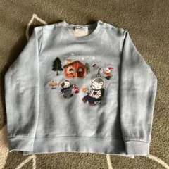 familiar ライトブルー トレーナー 110サイズ