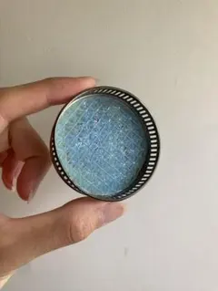 古道具　戦前　ガラスコースター　珍品