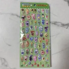 【国内正規品】 どうぶつの森　ぷくぷくシール　ポケットステッカーワールド