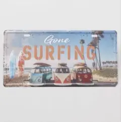 アメリカン ブリキ看板 Gone SURFING インテリア 雑貨