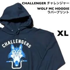 CHALLENGER チャレンジャー プルオーバースウェットパーカー 黒 XL