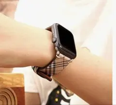 Apple Watch チェック柄バンド　44mm