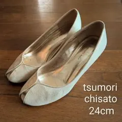 tsumori chisato WALK パンプス 24cm ゴールドのサムネイル