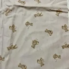 スケア生地 テディベア クマ ぬいぐるみ*くすみ色 ピンク100cm
