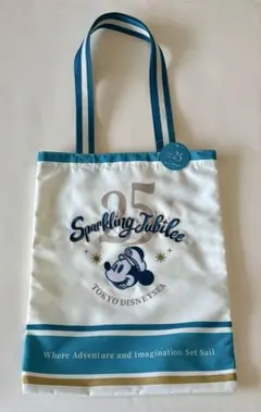 【未使用】東京ディズニーシー 25周年 トートバッグ　スパークリング・ジュビリーのサムネイル