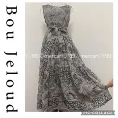 ブージュルード エスニック　ワンピース　ロング　ベルト　新品　M 38