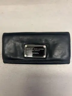 MARC BY MARC JACOBS ブラックレザー長財布