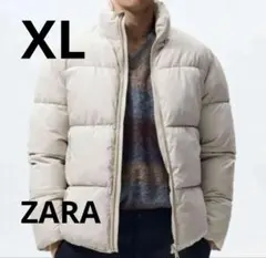ZARA ザラ ラバー仕上げパフジャケット 中綿ジャケット XL