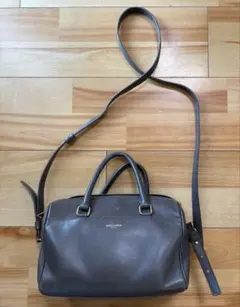 サンローラン SAINT LAURENT ベイビーダッフル 2WAY グレー