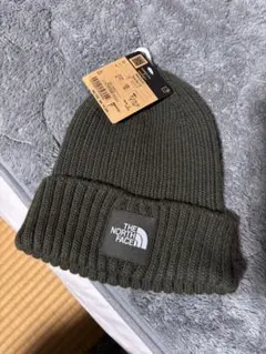 THE NORTH FACE ニット帽 オリーブ フリーサイズ