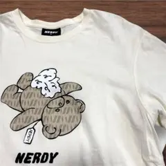 NERDY DNA モノグラムベア半袖Tシャツ オーバーサイズTシャツ/サイズM