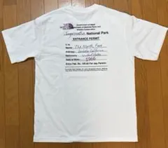 ノースフェイス　エントランスパーミッションTシャツ ホワイト L