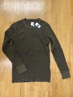 GAP 新品未使用タグ付きオリーブグリーン 長袖Tシャツ XL