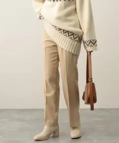 タグ付き新品未使用　ヘザー　スリムフィットアッタカストレートパンツ