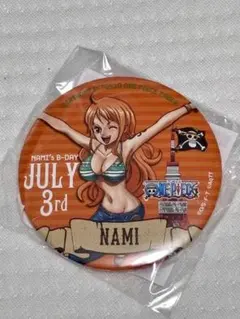 未開封 ナミ バースデー缶バッジ 東京ワンピースタワー限定 ONE PIECE