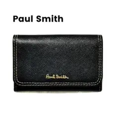 ポール・スミス(Paul Smith) 本革レザー ブランドロゴ 名刺入れ