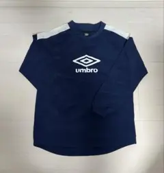 umbro ネイビー 長袖ピステ