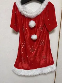 赤サンタコスプレ衣装のサムネイル
