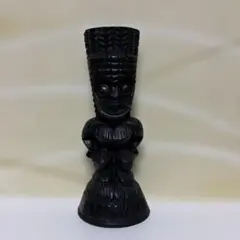 黒TIKI ティキ 置物 8体セット coco joesハワイ ビンテージ - メルカリ