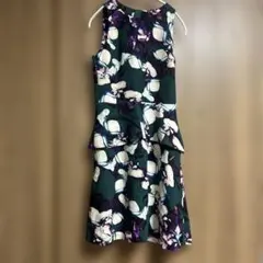 BANANA REPUBLIC ノースリーブ花柄ワンピース　タグ付き