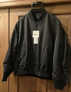 新品タグ付きUNIQLO C ボマージャケット L ブラック 25SS