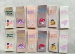 ♡挟みタグ♡ ピスネーム 12枚セット