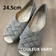 COULEUR VARIE サンダル グレー　クロールバリエ　24.5のサムネイル