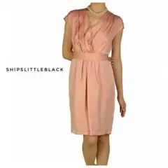 ピンクワンピ♡【shipslittleblack】2wayカシュクールドレス