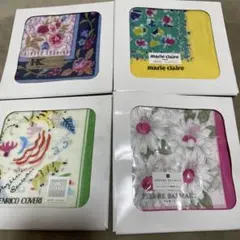 新品未使用　ブランドハンカチ ヒロココシノ 4枚セット まとめ売りのサムネイル