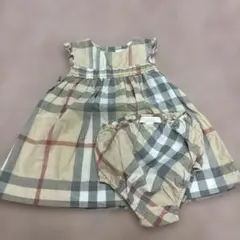 BURBERRY バーバリー チェック柄 ワンピース ブルマ セット 80のサムネイル