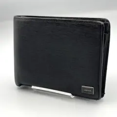 希少✨PORTER　ポーター　カレント　財布　ブラック　二つ折り　小銭入れのサムネイル