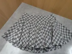 バーバリーロンドン BURBERRY チェック柄 キュロットスカート 36