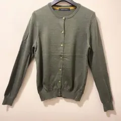 BLISS POINT オリーブグリーン カーディガン Mのサムネイル