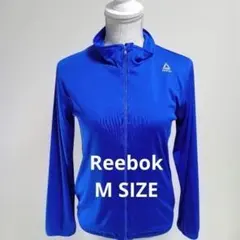 774Reebok 青いジップアップ長袖ウィンドブレーカートップス　カジュアルのサムネイル