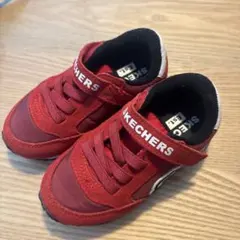SKECHERS レッド スニーカー 14.0cm