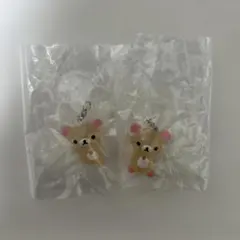リラックマ　クリアマスコットチャーム　めじるしアクセサリー　コリラックマ