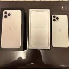 Apple iPhone11pro ホワイト　本体（箱付き）