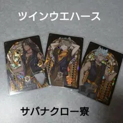 ツイステ サバナクロー寮 ツインウエハース V2アート カード セット