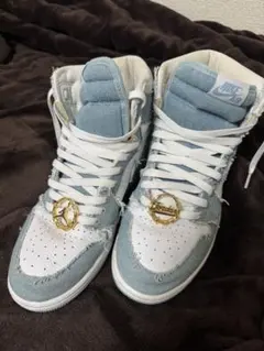 NIKE AIR JORDAN 1 ハイカット デニム スニーカー