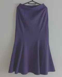 GU パープル　マーメード ロングスカート Sサイズ