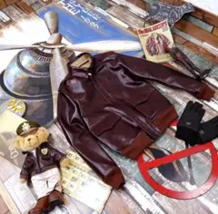 【#10183】希少紫紅色 A2フライトジャケット 復刻モデルトップレイヤー牛革