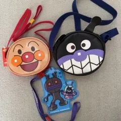 アンパンマン グッズセット 3点 ポーチ＆カードケース