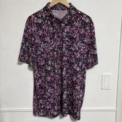 アンダーアーマー　半袖ポロシャツ　総柄　ゴルフ　XXL　メンズ