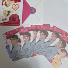 名探偵コナン　ミニレターセット　服部平次　遠山和葉