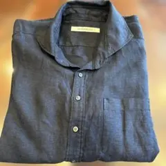 INTERMEZZO ダークブルー 七分シャツのサムネイル