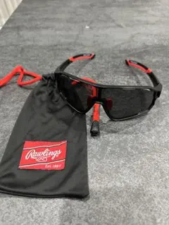 Rawlings スポーツサングラス ブラック レッドのサムネイル
