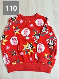 か*ん様 【新品、未使用】ディズニー ミッキー ミニー トレーナー 110cm